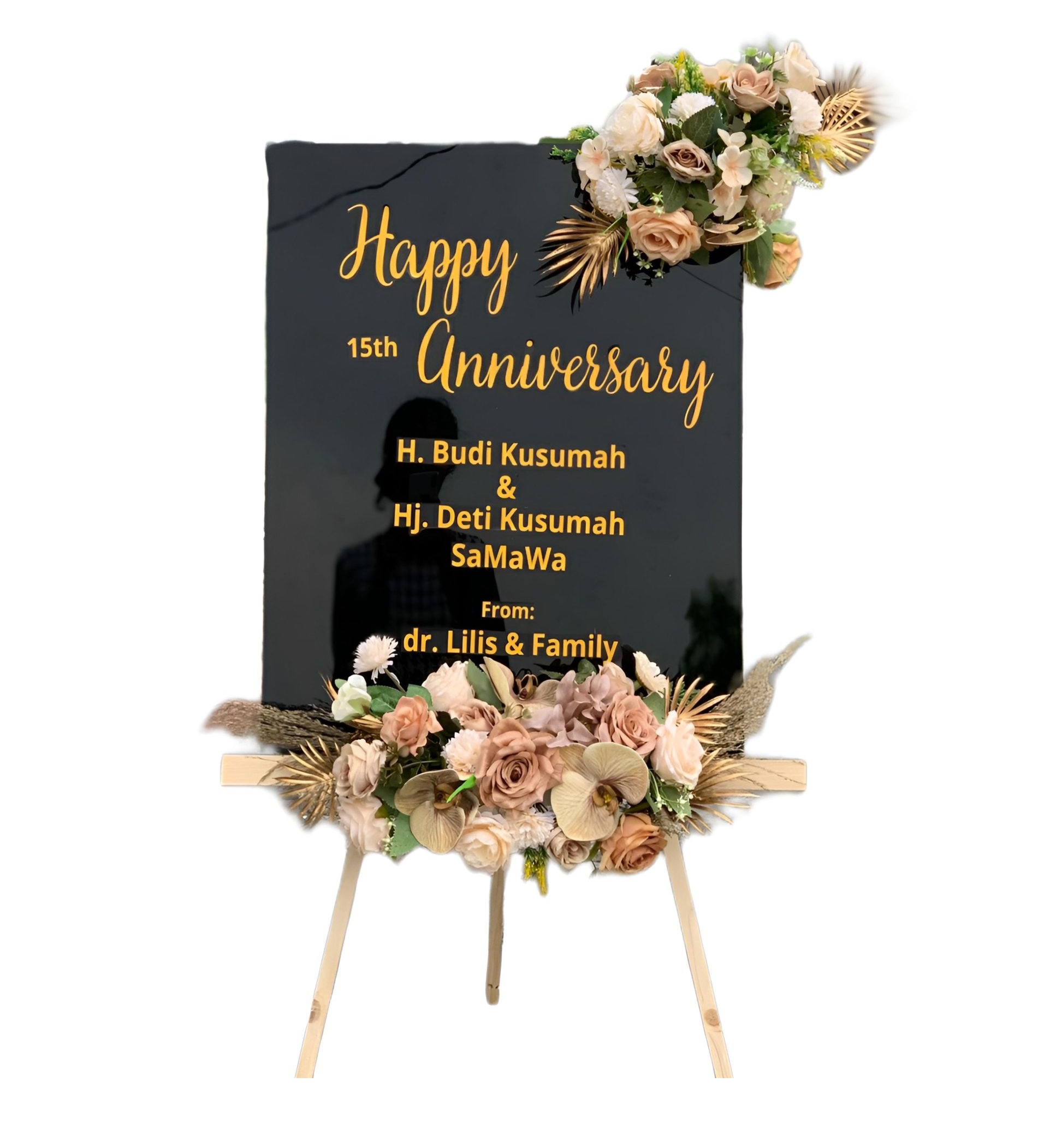 Papan Bunga Akrilik Grujugan